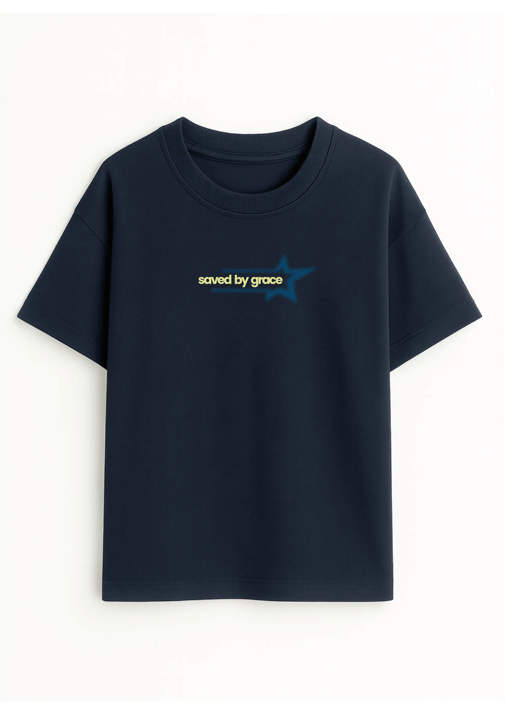 Saved by grace (blue)