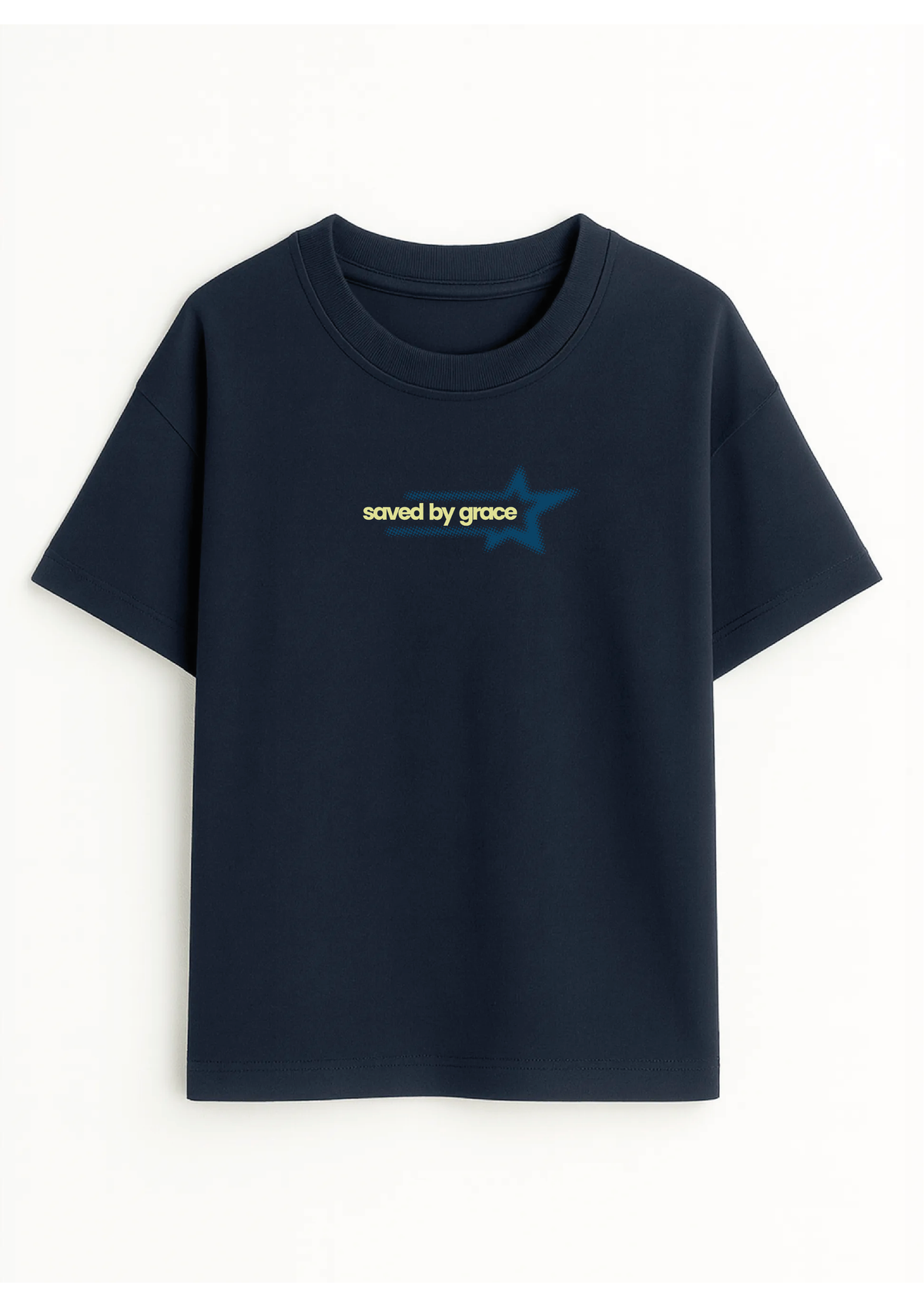 Saved by grace (blue)