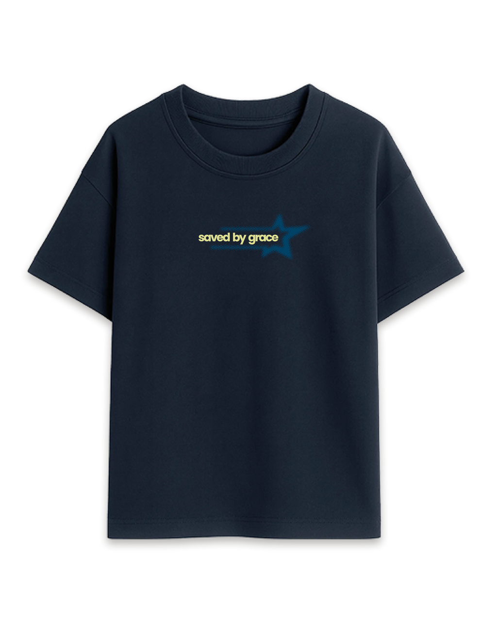 Saved by grace (blue)